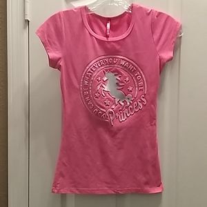 FINAL MARKDOWN Cute 4 u girls unicorn tee medium